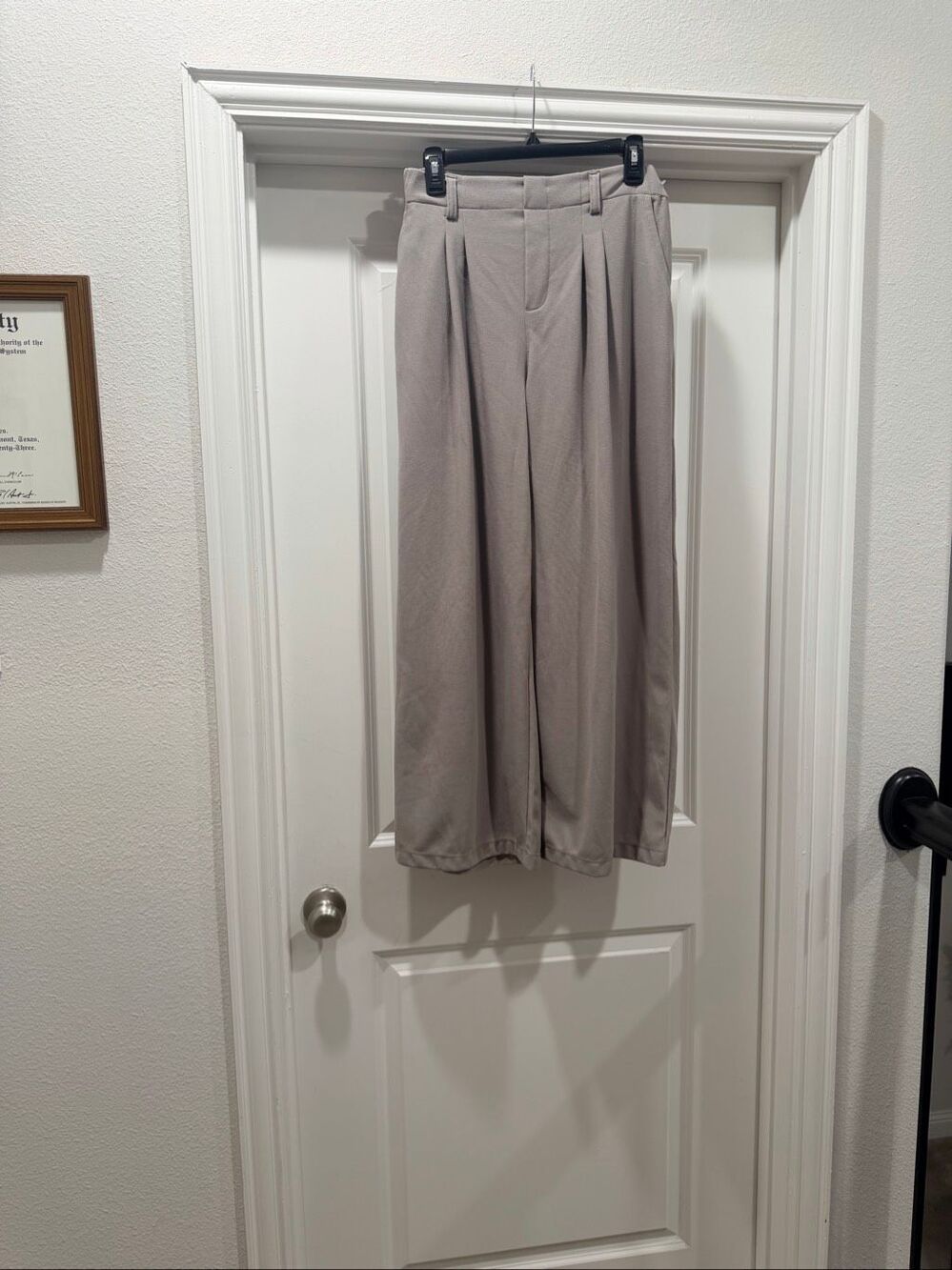 Halara High Waisted Pleated Wide Leg Casual Pants Petite Large L NWOT Trousers